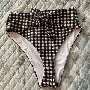 High rise cheeky swim bottom